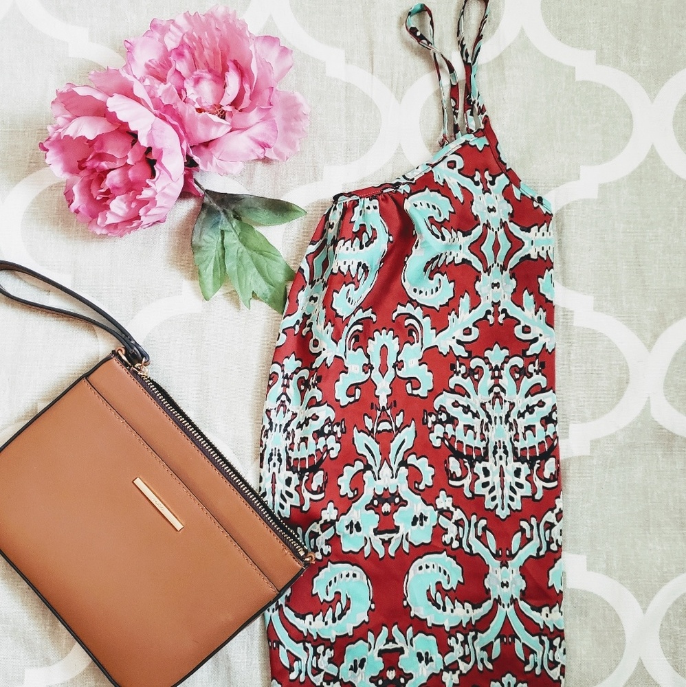 Paisley & Ikat Printed Cami by The Limited